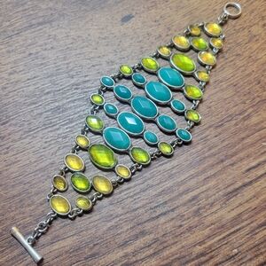 Vtg Lucky Brand Chunky Boho Bracelet